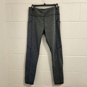 #18 💙 Marc New York gray chevron performance leggings pockets size medium